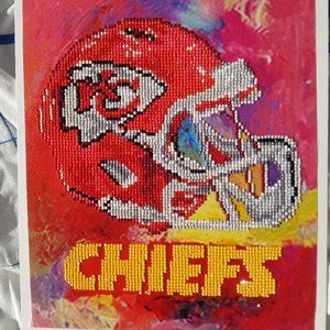 Finished Diamond Art  KC Chiefs